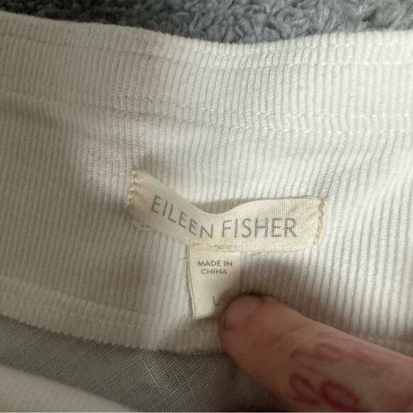 Eileen Fisher Organic Linen Drawstring A-Line Skirt Size Large - Picture 5 of 7